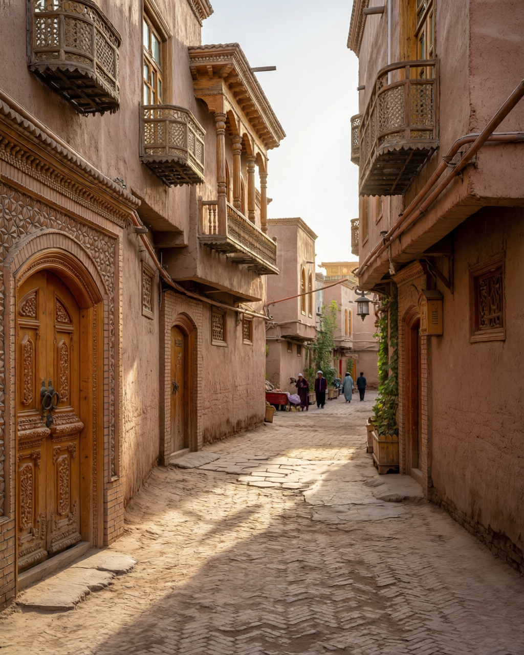 Kashgar Old City - ancient Silk Road architecture and culture